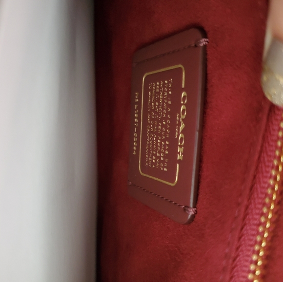 NWT Coach Parker Top Handle Orchid - Picture 7 of 7